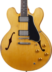 Semi-hollow electric guitar Gibson Custom Shop Murphy Lab 1959 ES-335 Reissue - Ultra heavy aged vintage natural