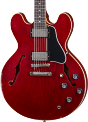 Semi-hollow electric guitar Gibson Custom Shop Murphy Lab 1961 ES-335 Reissue - Heavy aged sixties cherry