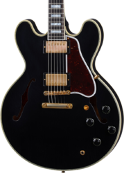 Semi-hollow electric guitar Gibson Custom Shop Murphy Lab 1959 ES-355 Reissue - Ultra light aged ebony