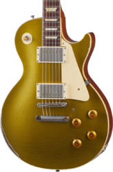 Single cut electric guitar Gibson Custom Shop Murphy Lab 1957 Les Paul Goldtop Reissue - Ultra heavy aged double gold