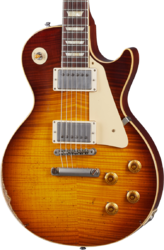 Single cut electric guitar Gibson Custom Shop Murphy Lab 1959 Les Paul Standard Reissue - Heavy aged slow iced tea fade