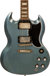 Double cut electric guitar Gibson Custom Shop Murphy Lab 1964 SG Standard Reissue #009262 - Light aged pelham blue