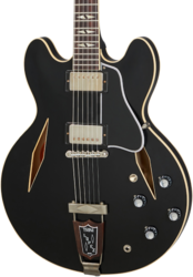 Semi-hollow electric guitar Gibson Custom Shop 1964 Trini Lopez Standard Reissue - Vos ebony