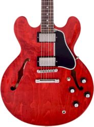 Semi-hollow electric guitar Gibson 1961 ES-335 Historic Kalamazoo - Gloss sixties cherry
