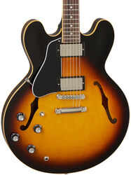 Left-handed electric guitar Gibson ES-335 LH - Vintage burst