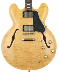 Semi-hollow electric guitar Gibson ES-335 Figured Ltd - Dark vintage natural