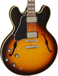 Left-handed electric guitar Gibson ES-345 LH - Vintage burst