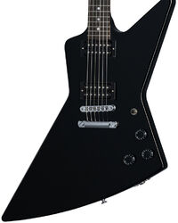 Metal electric guitar Gibson 80s Explorer - Ebony