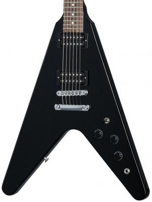 Solid body electric guitar Gibson 80s Flying V - Ebony