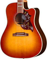 Folk guitar Gibson Hummingbird Standard Rosewood EC (Baggs HiFi DNA Preamp) - Rosewood Burst