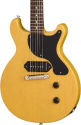 Double cut electric guitar Gibson Les Paul Junior Double Cut - tv yellow