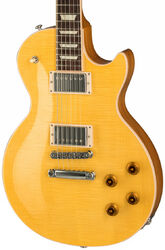 Single cut electric guitar Gibson Les Paul Standard - Trans amber