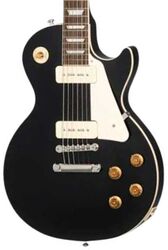 Single cut electric guitar Gibson Les Paul Standard 50s P-90 Ltd - ebony