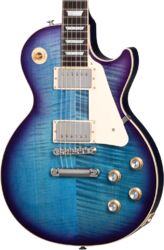 Single cut electric guitar Gibson Les Paul Standard 60s Figured - Blueberry burst