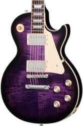 Single cut electric guitar Gibson Les Paul Standard 60s Figured - Dark Purple Burst