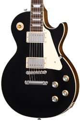 Single cut electric guitar Gibson Les Paul Standard 60s Plain Top Custom Color - Ebony