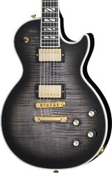 Single cut electric guitar Gibson Les Paul Supreme - Transparent ebony burst