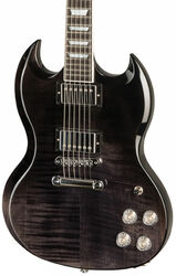 Double cut electric guitar Gibson SG Modern - Trans black fade