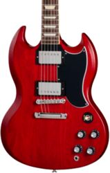 Double cut electric guitar Gibson SG Standard '61 Faded w. '57 Classic Underwound - Vintage Cherry Satin