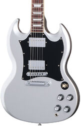 Double cut electric guitar Gibson SG Standard Custom Color - Silver mist