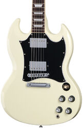 Double cut electric guitar Gibson SG Standard Custom Color - Classic white