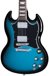 Double cut electric guitar Gibson SG Standard Custom Color - Pelham blue burst
