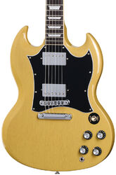 Double cut electric guitar Gibson SG Standard Custom Color - Tv yellow