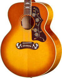 Folk guitar Gibson SJ-200 60s Original (Baggs HiFi DNA Preamp) - Heritage cherry sunburst