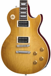 Single cut electric guitar Gibson Slash Jessica Les Paul Standard - Honey Burst With Red Back