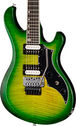 Double cut electric guitar Gibson Victory Floyd Rose - Iguana Burst
