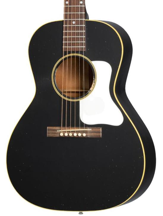 Folk guitar Gibson Custom Shop Murphy Lab Acoustic 1933 L-00 - Ebony light aged