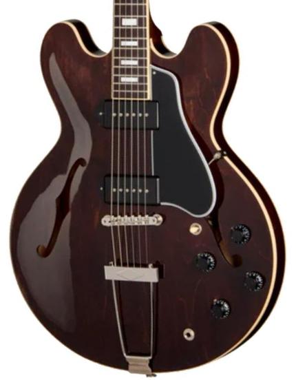 Semi-hollow electric guitar Gibson Original ES-330 - dark walnut