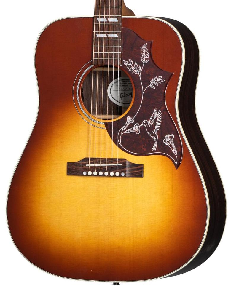 Folk guitar Gibson Hummingbird Studio Rosewood 2024 - Satin Rosewood Burst