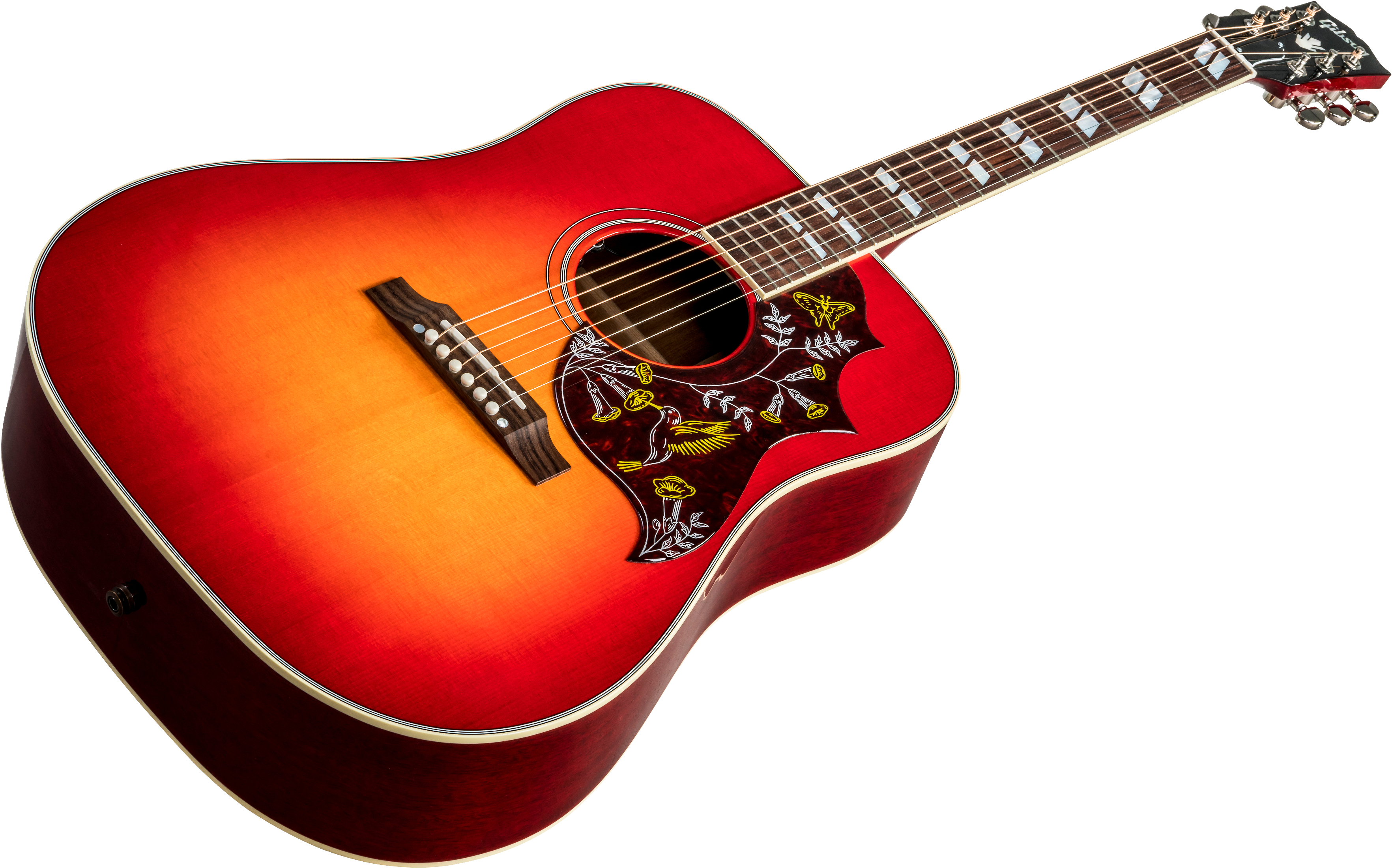 Gibson Hummingbird 2019 Dreadnought Epicea Acajou Rw - Vintage Cherry Sunburst - Acoustic guitar & electro - Variation 4