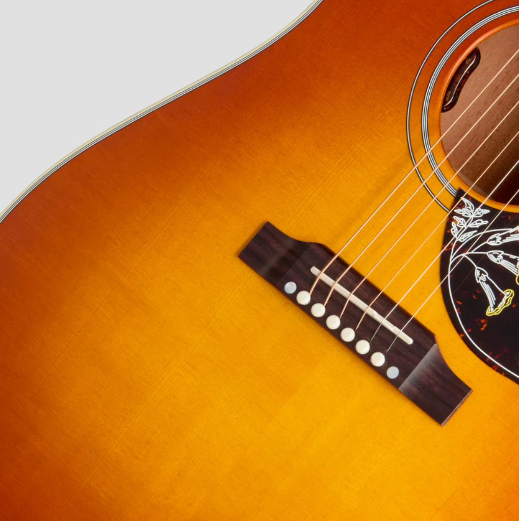 Gibson Hummingbird Faded Modern Dreadnought Epicea Acajou Rw - Heritage Cherry Sunburst - Folk guitar - Variation 3