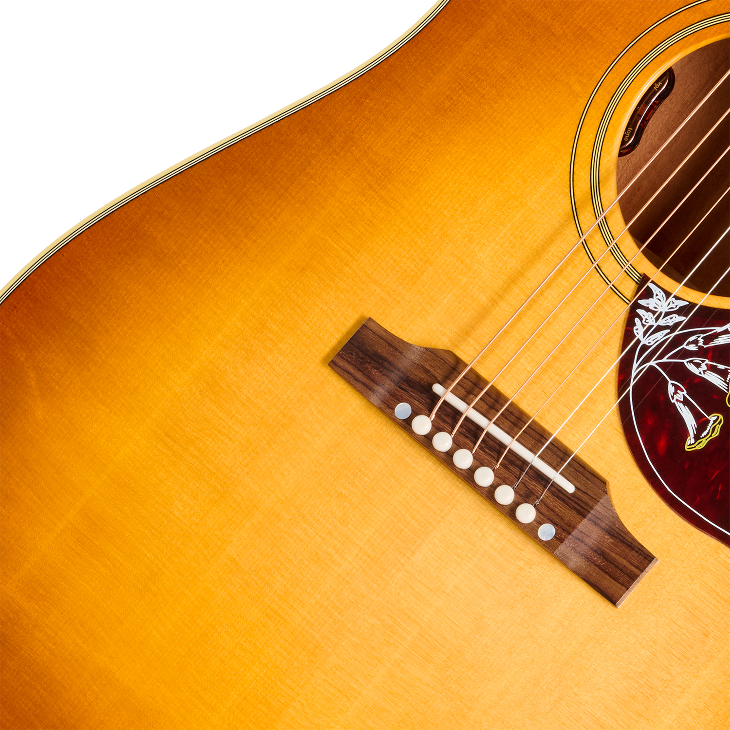 Gibson Hummingbird Original (baggs Hifi Dna) Dreadnought Epicea Acajou Rw - Heritage Cherry Sunburst - Folk guitar - Variation 3