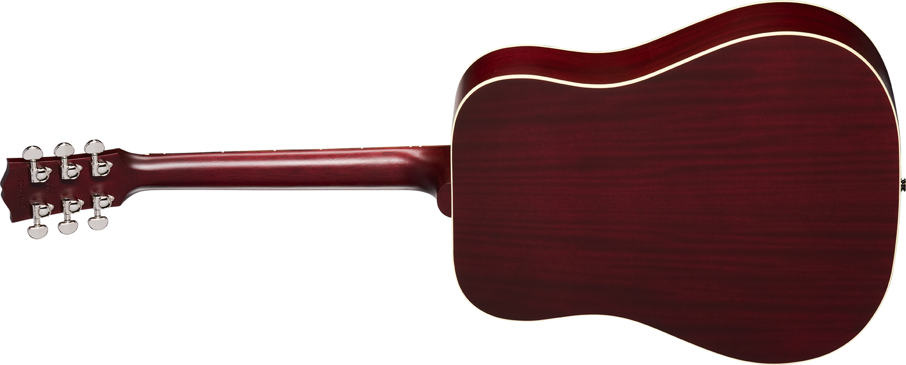 Gibson Hummingbird Special Modern Dreadnought Cbd Epicea Acajou Rw - Satin Wine Red - Folk guitar - Variation 1