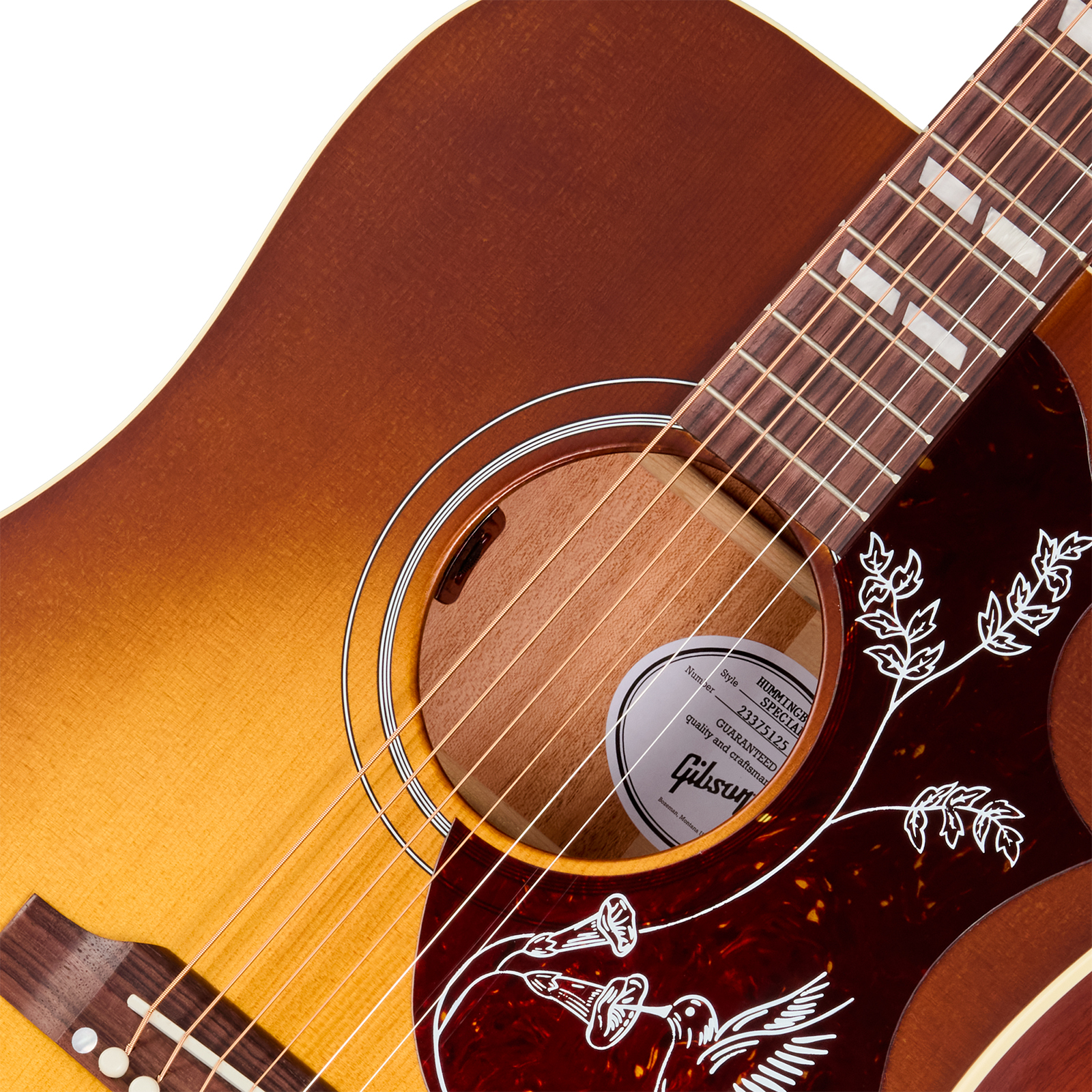 Gibson Hummingbird Special Modern Dreadnought Cbd Epicea Acajou Rw - Satin Honey Burst - Folk guitar - Variation 3