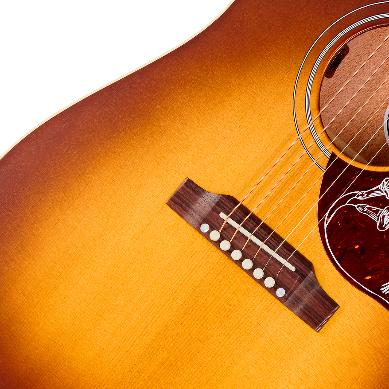 Gibson Hummingbird Special Modern Dreadnought Cbd Epicea Acajou Rw - Satin Honey Burst - Folk guitar - Variation 4