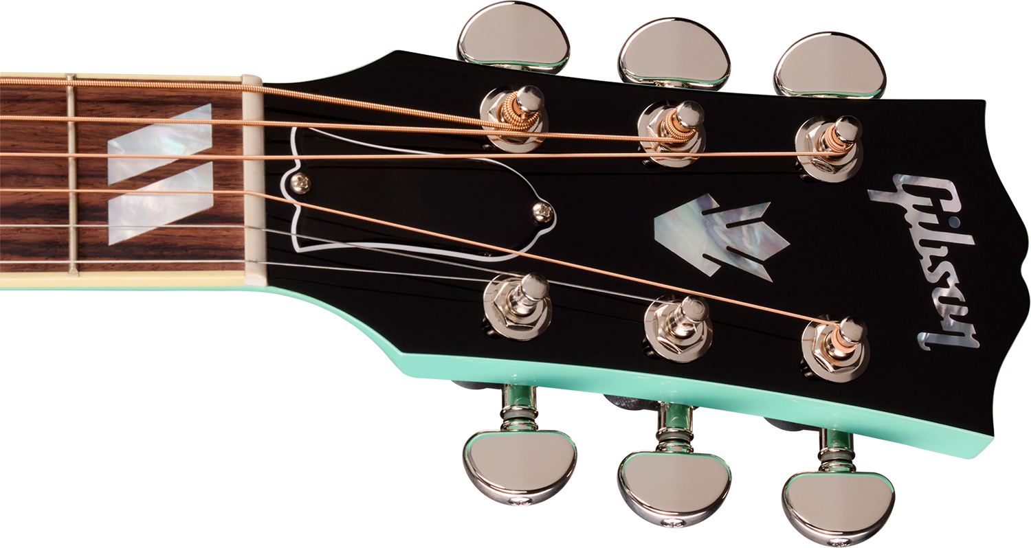 Gibson Hummingbird Standard (baggs Hifi Dna) Dreadnought Epicea Acajou Rw - Southwestern Turquoise - Folk guitar - Variation 5
