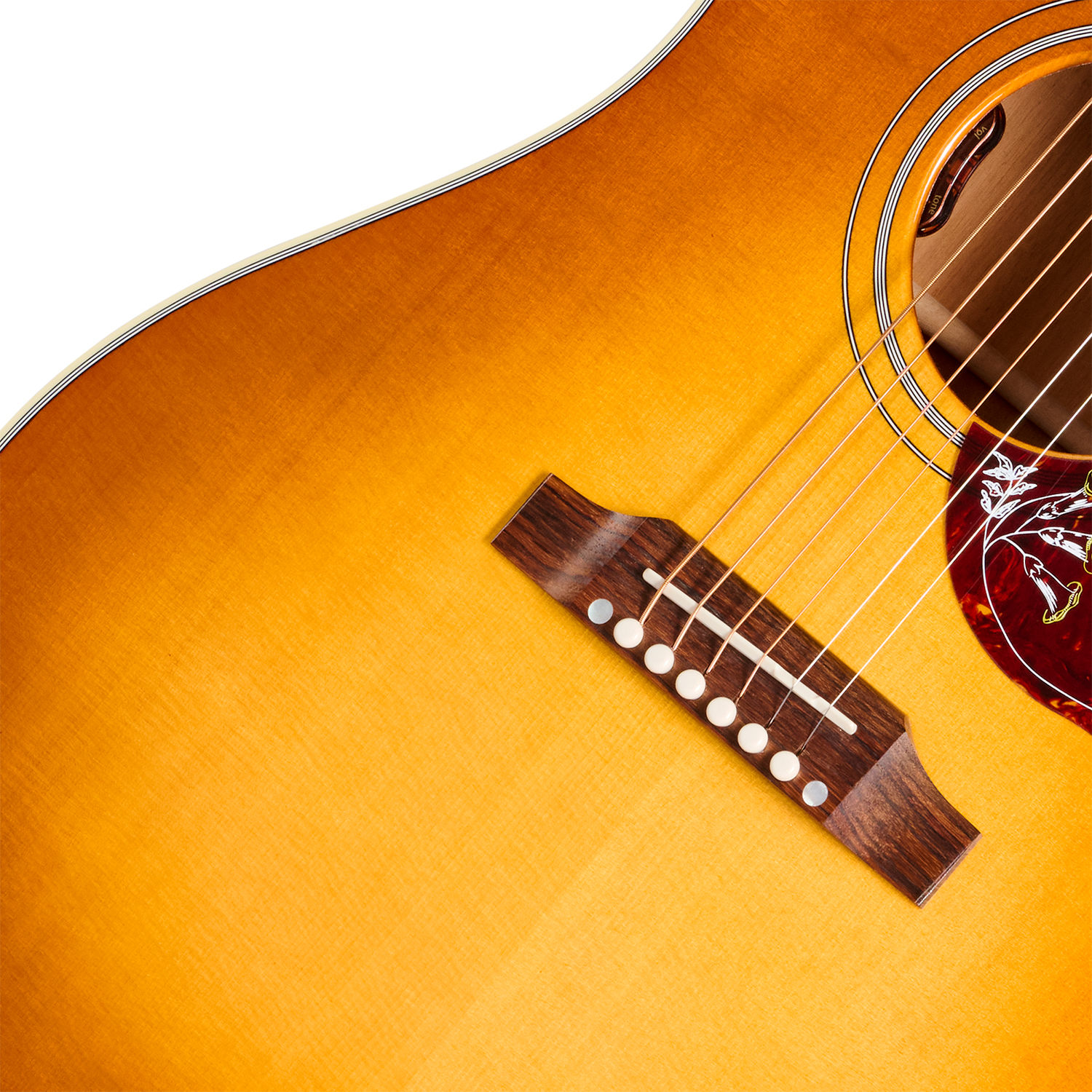 Gibson Hummingbird Standard Ec (baggs Hifi Dna) Dreadnought Cw Epicea Acajou Rw - Heritage Cherry Sunburst - Folk guitar - Variation 3