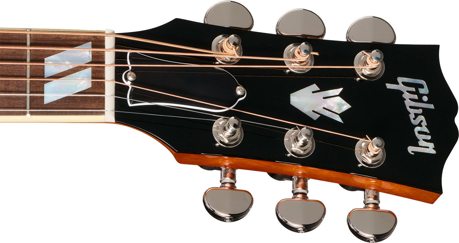 Gibson Hummingbird Standard Ec (baggs Hifi Dna) Dreadnought Cw Epicea Acajou Rw - Heritage Cherry Sunburst - Folk guitar - Variation 5
