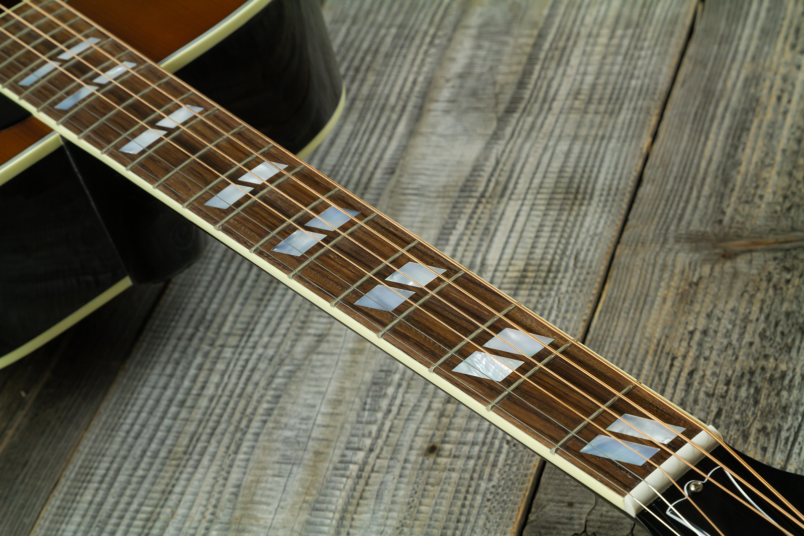 Gibson Hummingbird Standard Modern Dreadnought Epicea Acajou Rw - Honey Burst - Folk guitar - Variation 10
