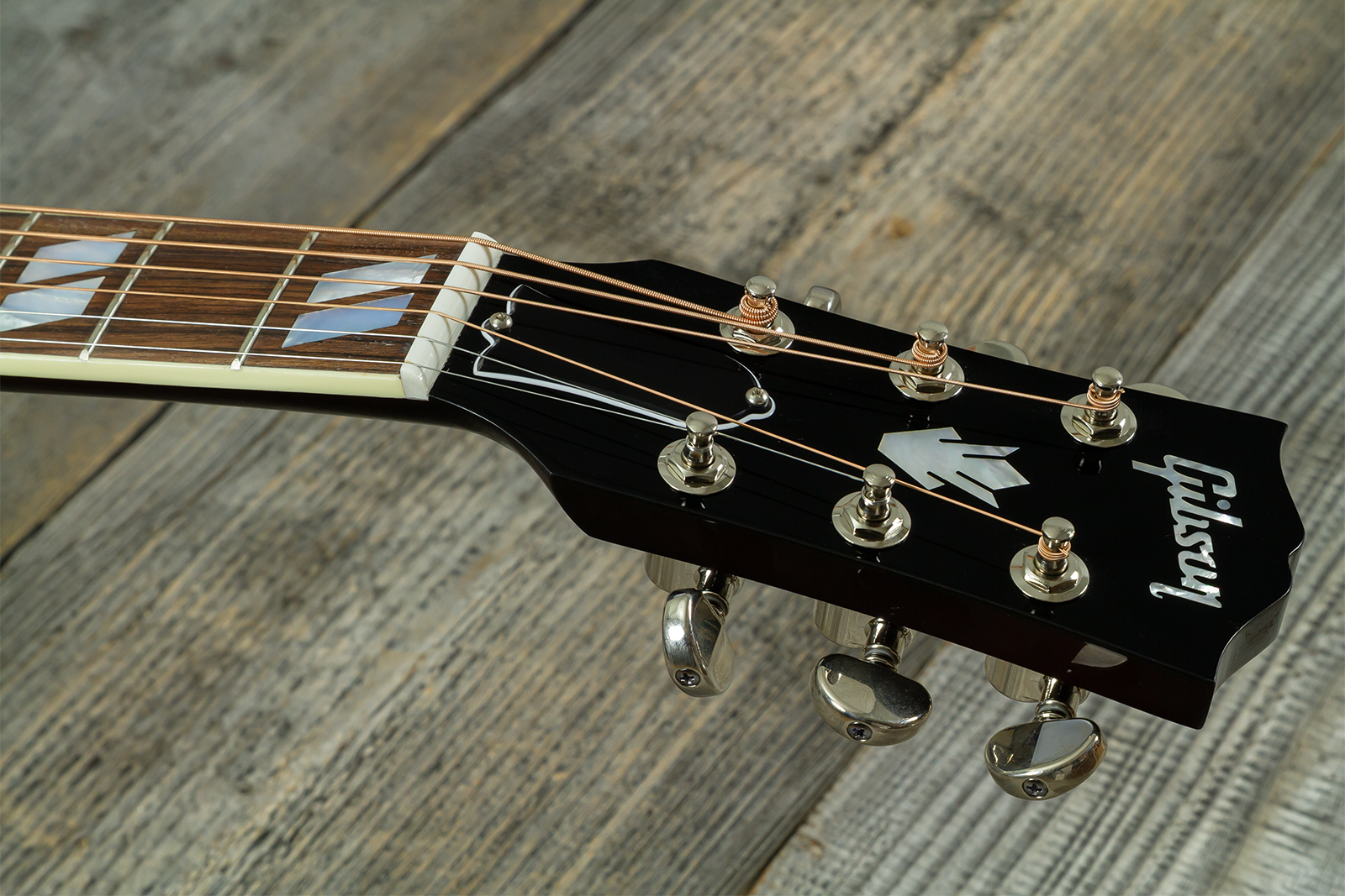 Gibson Hummingbird Standard Modern Dreadnought Epicea Acajou Rw - Honey Burst - Folk guitar - Variation 14