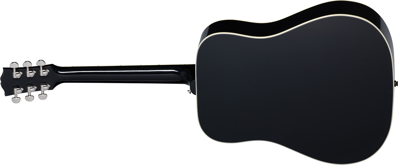 Gibson Hummingbird Standard Modern Dreadnought Epicea Acajou Rw - Ebony - Folk guitar - Variation 1