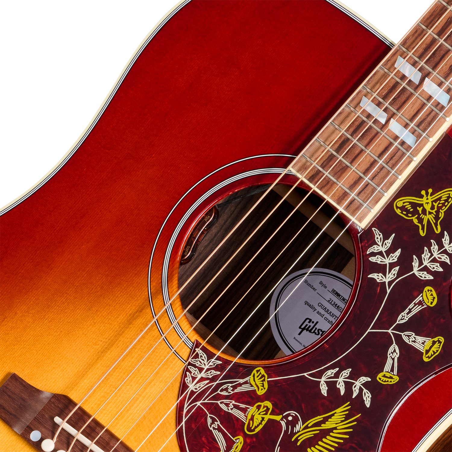 Gibson Hummingbird Standard Rosewood (baggs Hifi Dna) Dreadnought Epicea Palissandre Rw - Rosewood Burst - Folk guitar - Variation 2