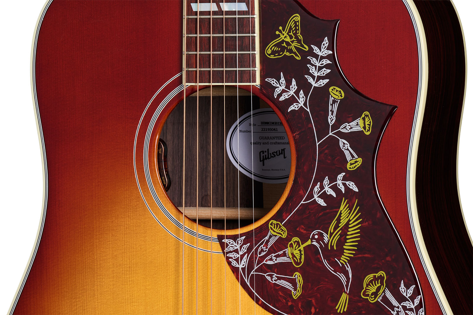 Gibson Hummingbird Standard Rosewood Dreadnought Epicea Acajou Rw - Rosewood Burst - Electro acoustic guitar - Variation 3