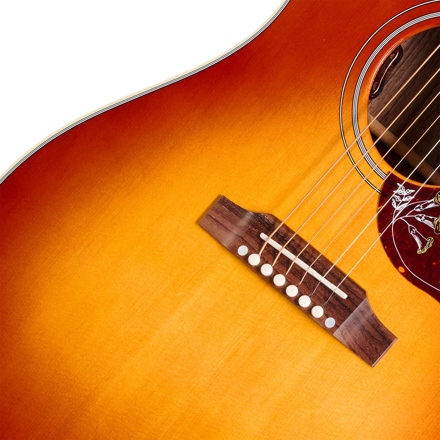 Gibson Hummingbird Standard Rosewood Ec (baggs Hifi Dna) Dreadnought Cw Epicea Palissandre Rw - Rosewood Burst - Folk guitar - Variation 3