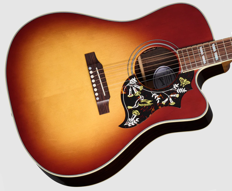 Gibson Hummingbird Standard Rosewood Ec Epicea Palissandre Rw - Rosewood Burst - Folk guitar - Variation 3