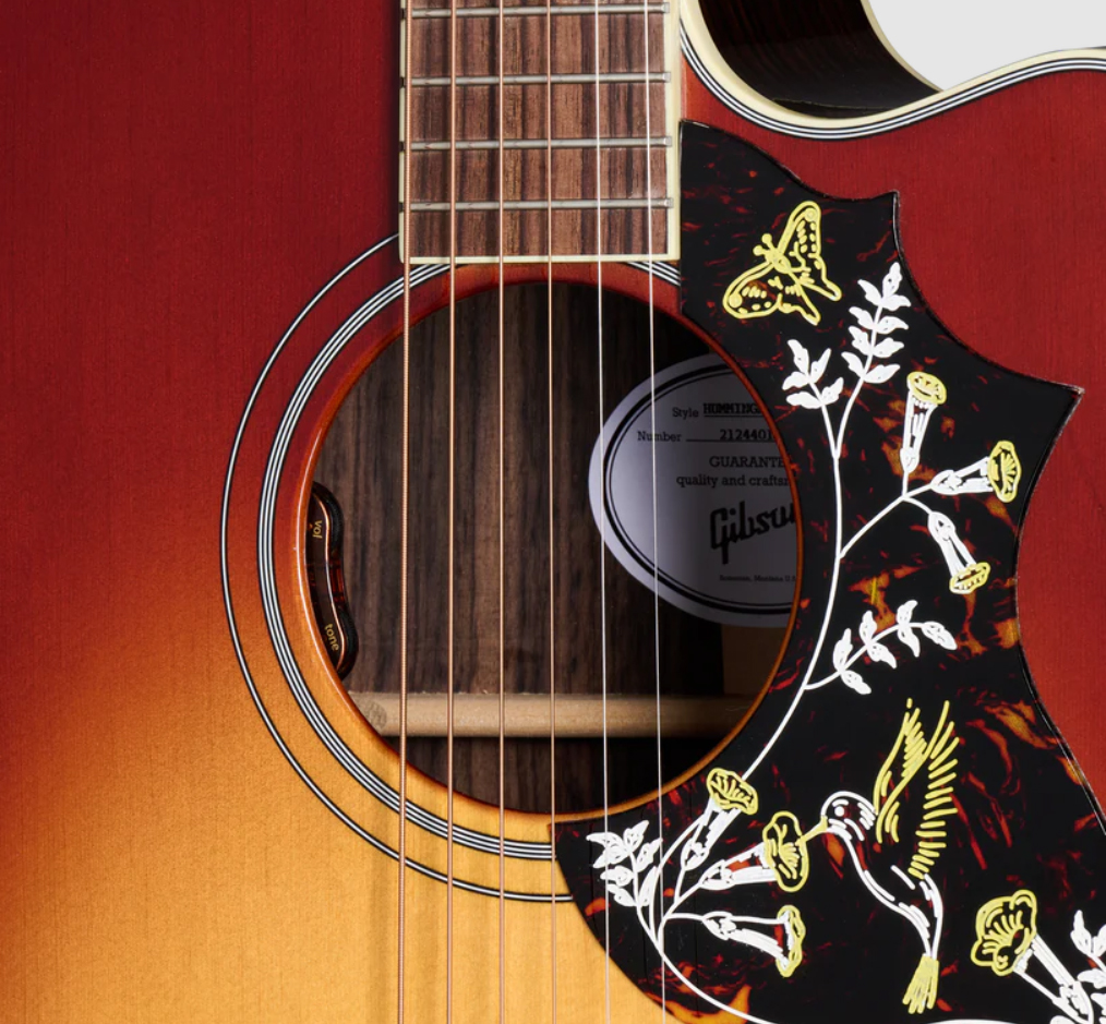 Gibson Hummingbird Standard Rosewood Ec Epicea Palissandre Rw - Rosewood Burst - Folk guitar - Variation 4
